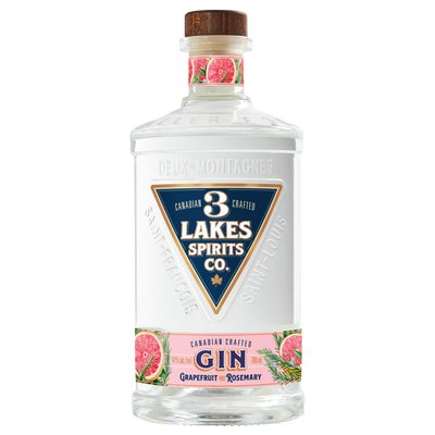 3 Lakes Spirits Co. Grapefruit & Rosemary Gin