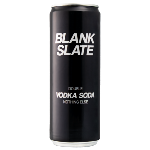 Blank Slate Double Vodka Soda