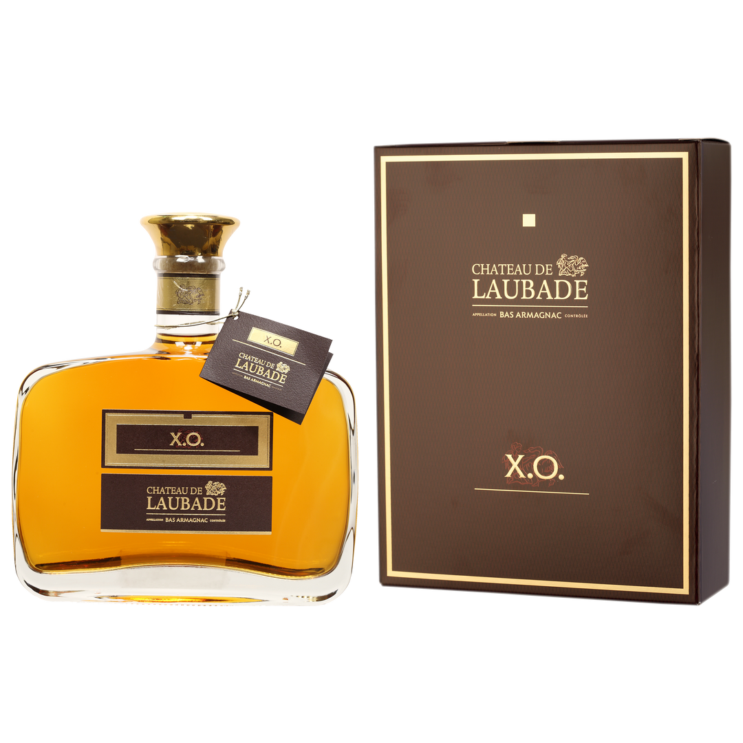 激安アウトレット通販 レディース Armagnac Bas XO Laubade de Chateau with ml (700 Box Gift ワイン