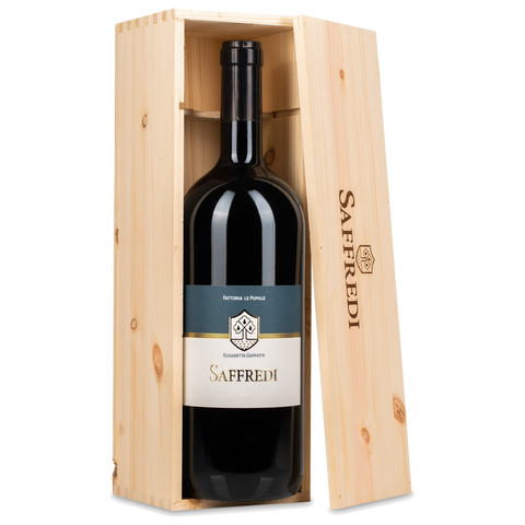 Fattoria le Pupille Saffredi 2021 with Wooden Gift Box (1500 ml)